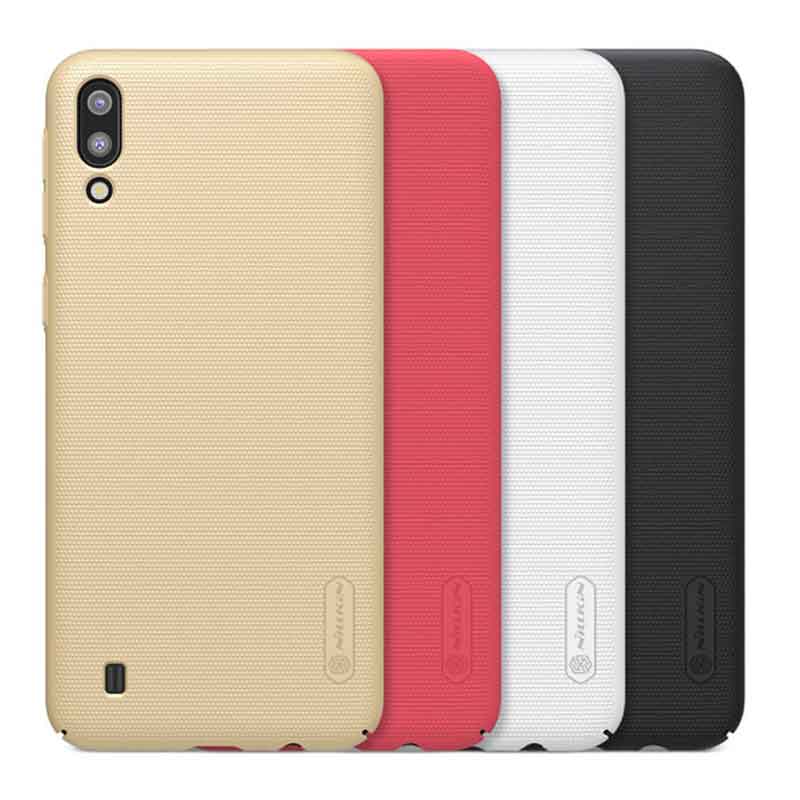 قاب اورجینال ضدضربه Super Frosted نیلکین Samsung M10 + استند