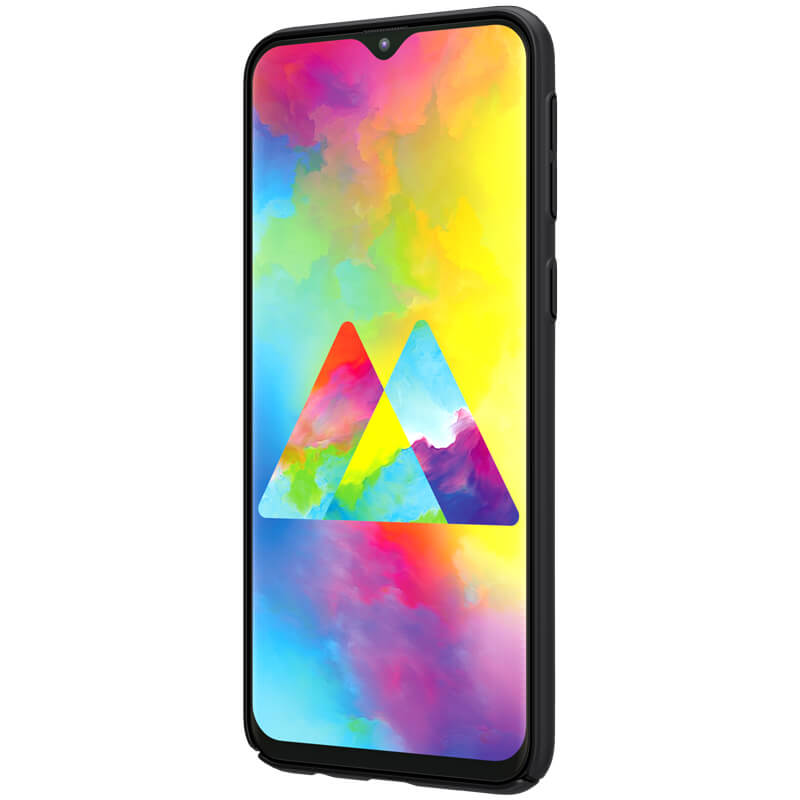 قاب اورجینال ضدضربه Super Frosted نیلکین Samsung M20 + استند