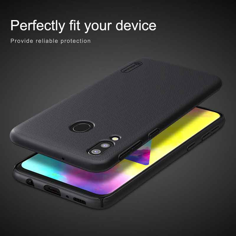 قاب اورجینال ضدضربه Super Frosted نیلکین Samsung M20 + استند