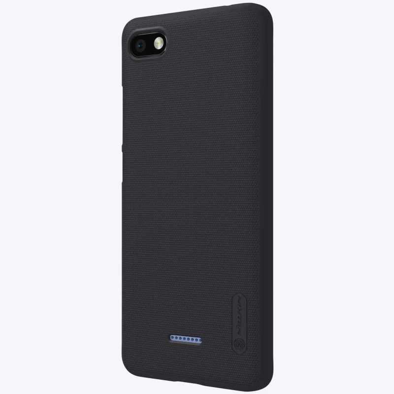 قاب اورجینال ضدضربه Super Frosted نیلکین Xiaomi Redmi 6A مشکی + استند