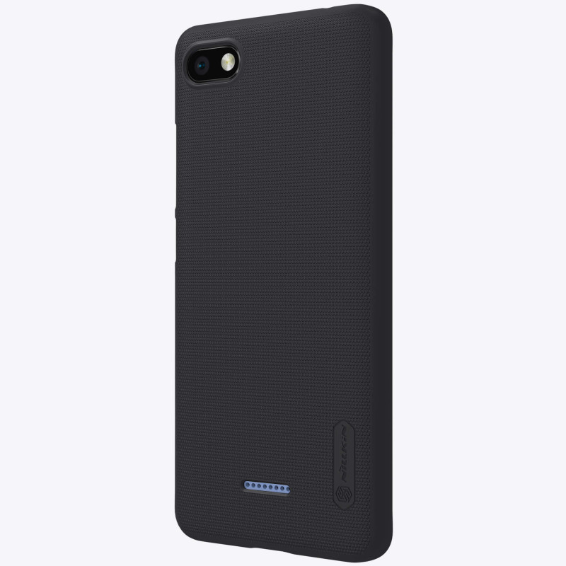 قاب اورجینال ضدضربه Super Frosted نیلکین Xiaomi Redmi 6A مشکی + استند