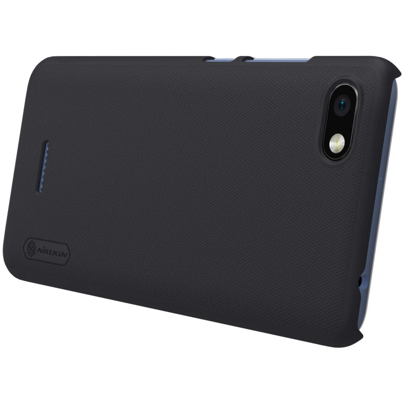 قاب اورجینال ضدضربه Super Frosted نیلکین Xiaomi Redmi 6A مشکی + استند