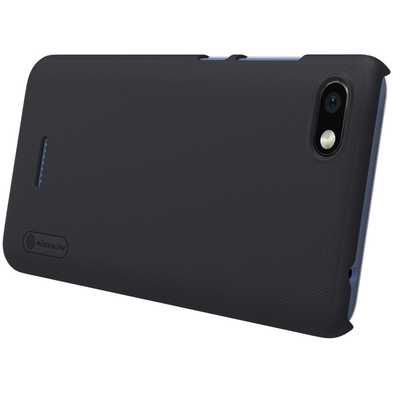 قاب اورجینال ضدضربه Super Frosted نیلکین Xiaomi Redmi 6A مشکی + استند