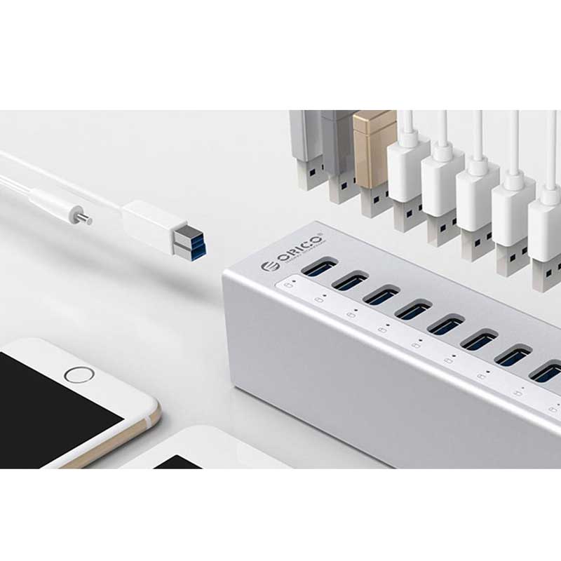 هاب 15 پورت USB3.0 اوریکو A3H13P2