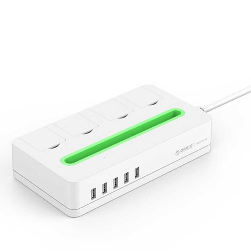 چند راهی 4 خانه برق اوریکو Orico DST-4A5U 1.5m + شارژر USB