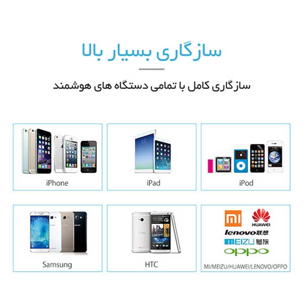 شارژر رومیزی 10 پورت Orico DUK-10P