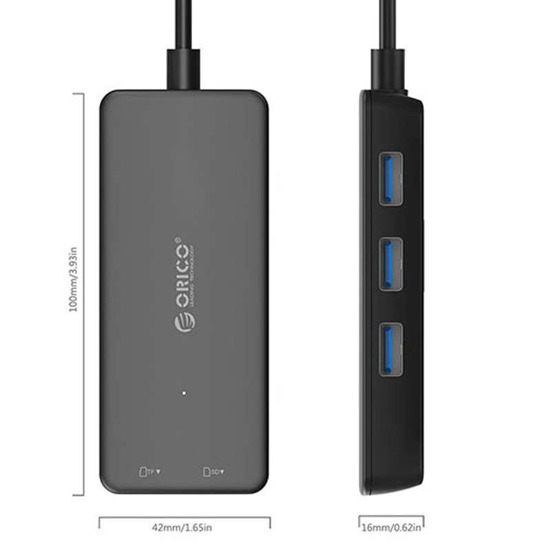 هاب 5 پورت USB3.0 اوریکو H3TS-U3