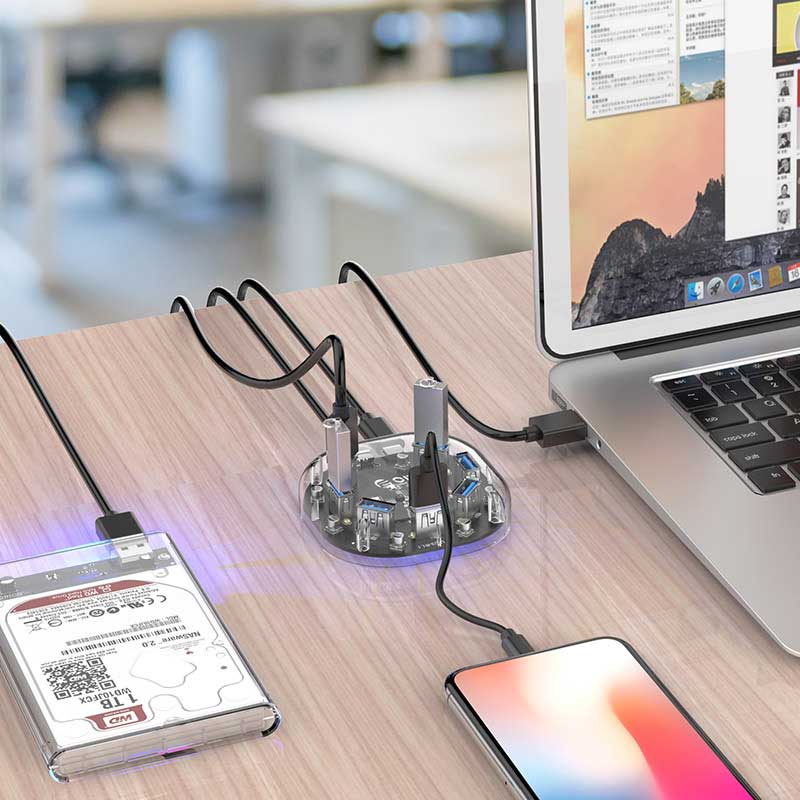 هاب 7 پورت USB3.0 اوریکو H7U-U3