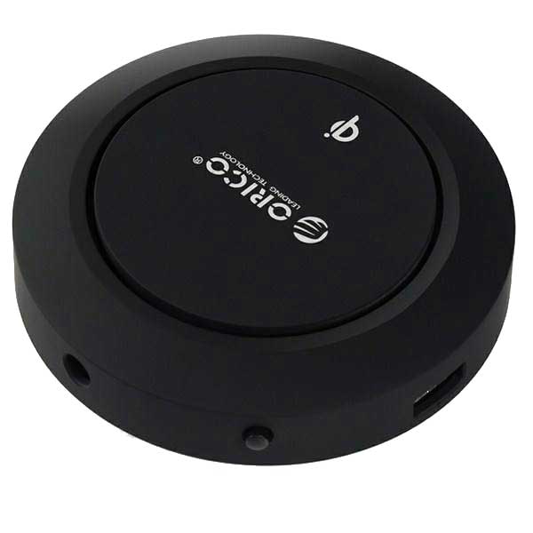هاب اوریکو Orico HCP-5US USB3.0 4Port + شارژر بی سیم مشکی