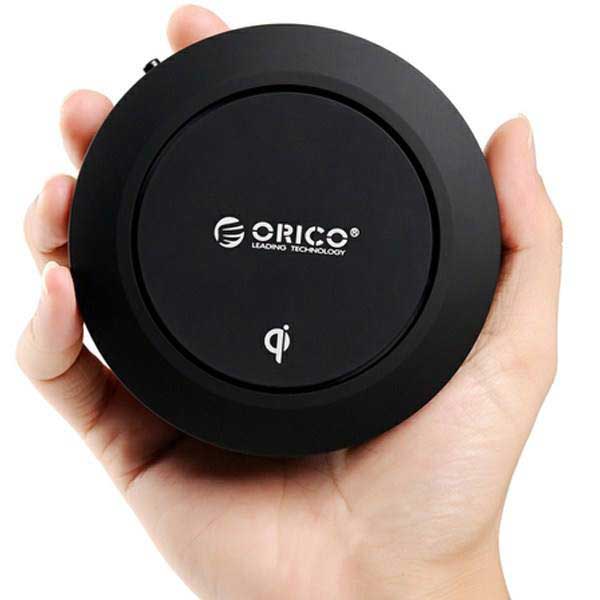 هاب اوریکو Orico HCP-5US USB3.0 4Port + شارژر بی سیم مشکی