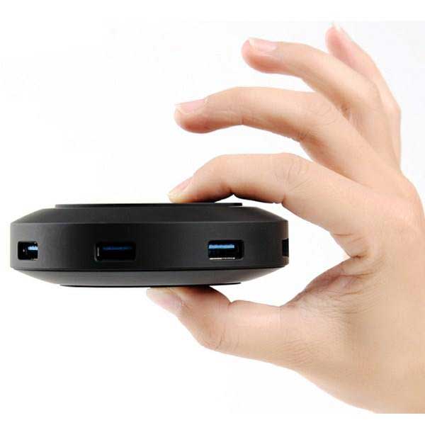 هاب اوریکو Orico HCP-5US USB3.0 4Port + شارژر بی سیم مشکی