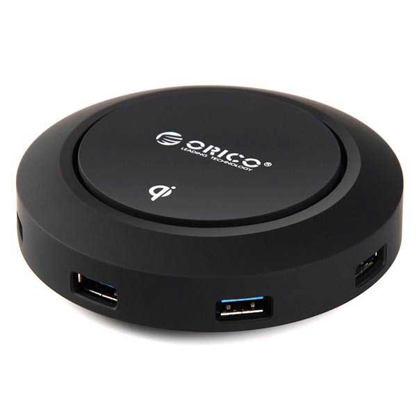 هاب اوریکو Orico HCP-5US USB3.0 4Port + شارژر بی سیم مشکی