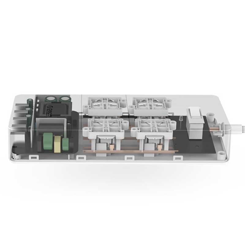 چند راهی 4 خانه برق اوریکو Orico HPC-4A5U-V1 1.5m + شارژر USB