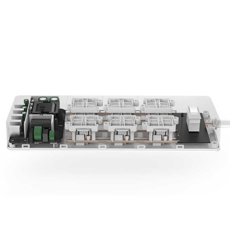 چند راهی 6 خانه برق اوریکو Orico HPC-6A5U-V1 1.5m + شارژر USB