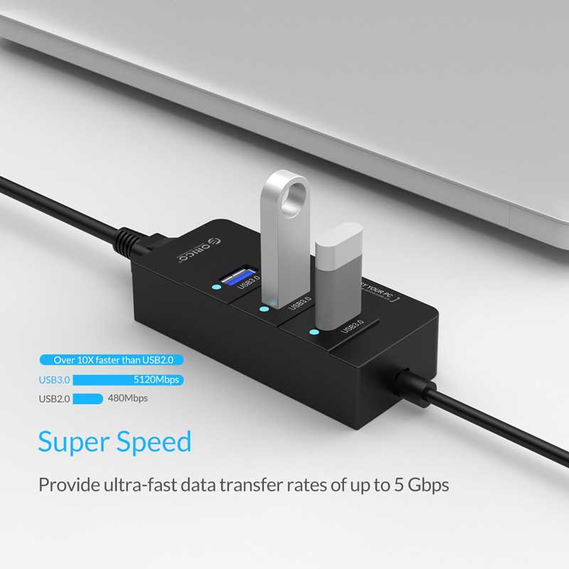هاب 3 پورت USB3.0 اوریکو HR01-U3