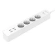 چند راهی 4 خانه اوریکو OSC-4A4U-EU با کابل 1.5 متری + شارژر USB