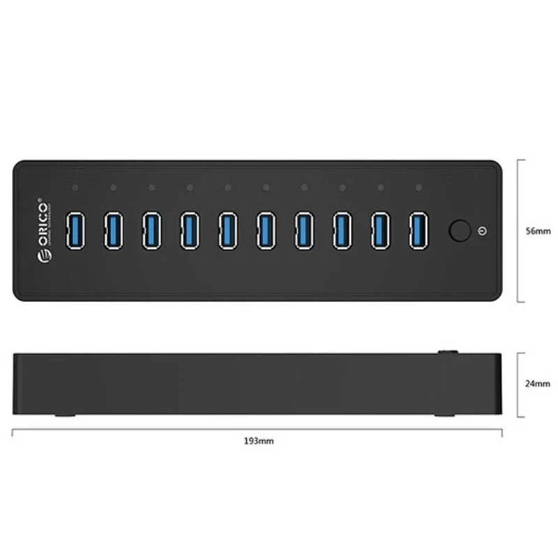 هاب 10 پورت USB3.0 اوریکو P10-U