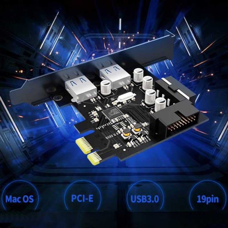 هاب 2 پورت USB3.0 اوریکو PME-4UI