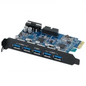 هاب 5 پورت USB3.0 اوریکو PVU3-5O2l-V1
