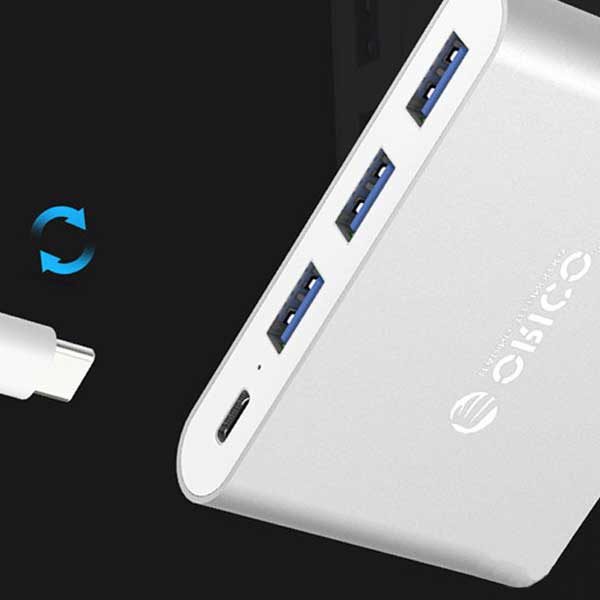 هاب 4 پورت Type-C اوریکو RC3A
