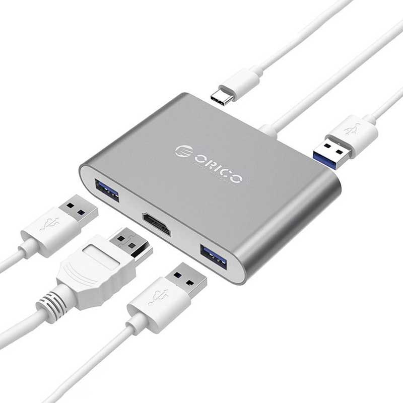 مبدل اوریکو Orico RCH3A USB3.0/Type-C/HDMI to Type-C 