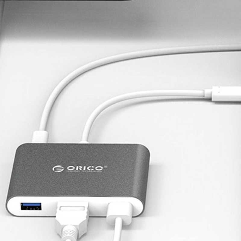 مبدل اوریکو Orico RCH3A USB3.0/Type-C/HDMI to Type-C 
