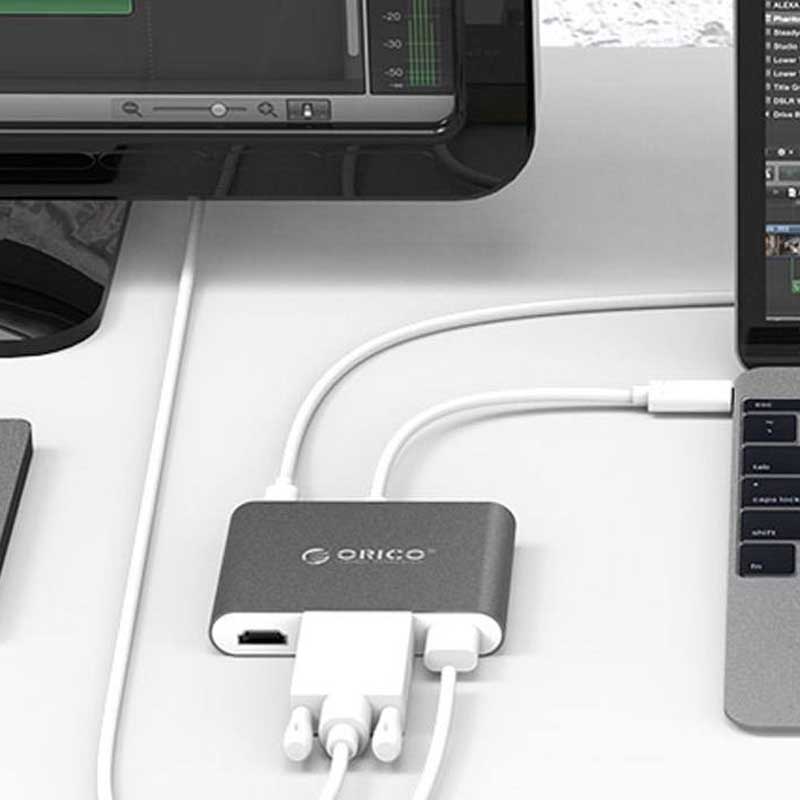 مبدل اوریکو Orico RCHV USB/HDMI/VGA to Type-C 