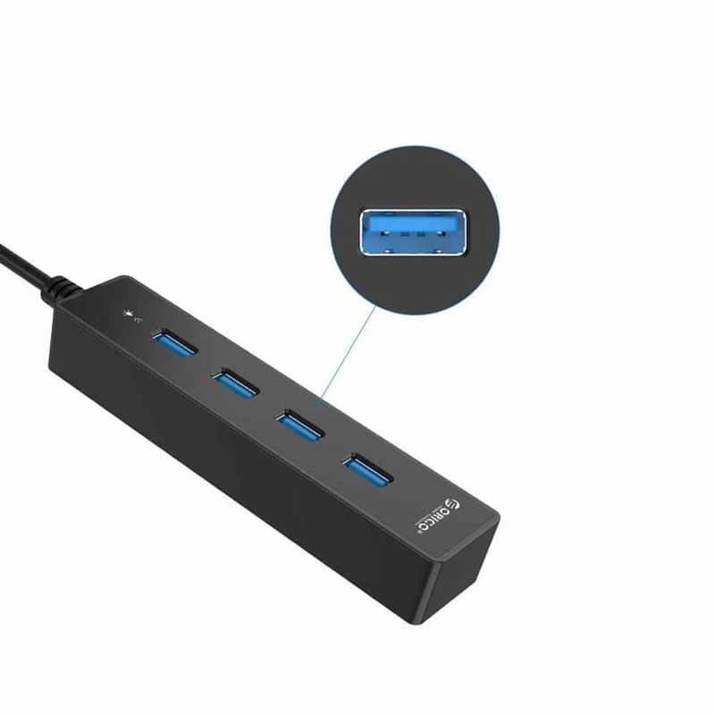 هاب 4 پورت USB3.0 اوریکو W8PH4-U3