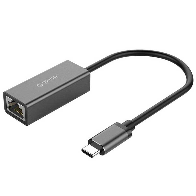 مبدل کارت شبکه Orico XC-R45 USB-C to LAN 