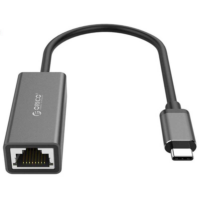 مبدل کارت شبکه Orico XC-R45 USB-C to LAN 
