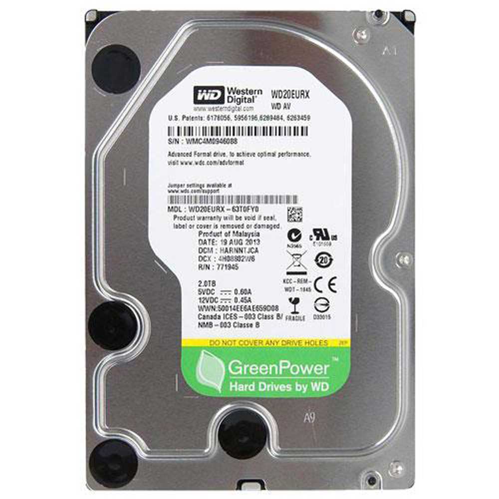 هارد اینترنال Western Digital Green WD20EURX 2TB