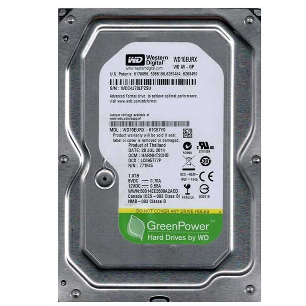 هارد اینترنال Western Digital Green WD10EURX 1TB