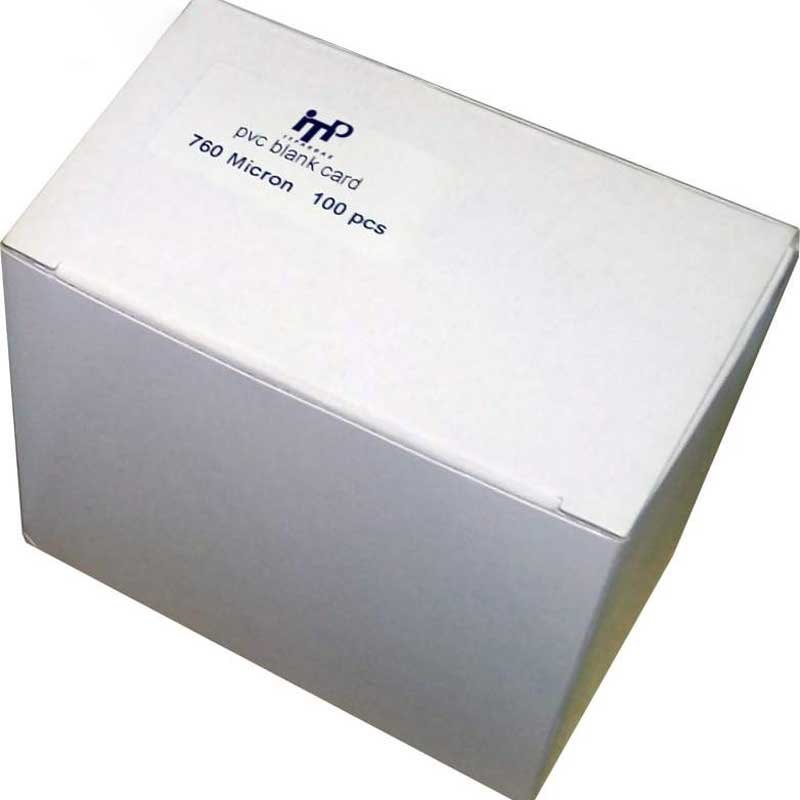 کارت PVC سفید 85*54 بسته 100 عددی