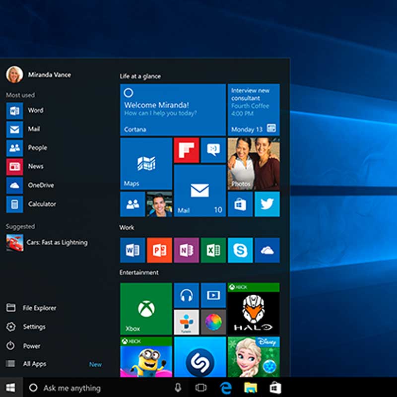 ویندوز اورجینال Windows 10 Pro RETAIL پشتیبانی بنیان