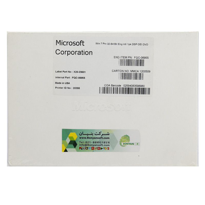 ویندوز اورجینال Windows 7 Pro