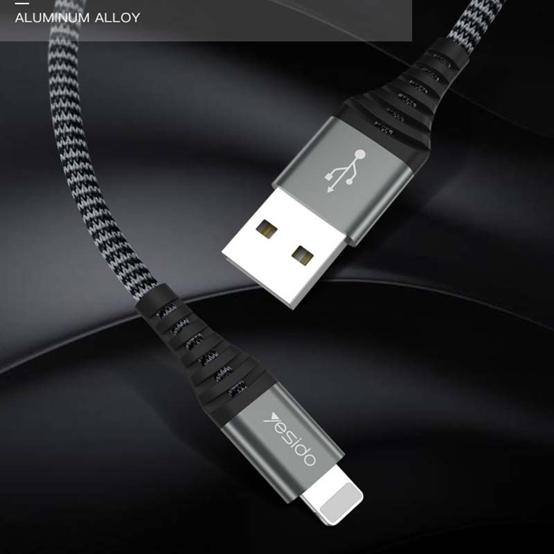 کابل آیفونی Yesido CA32 1.2m روکش دار