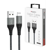 کابل آیفونی Yesido CA32 1.2m روکش دار