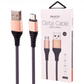 کابل میکرو یو اس بی Yesido CA32 2.4A 1.2m