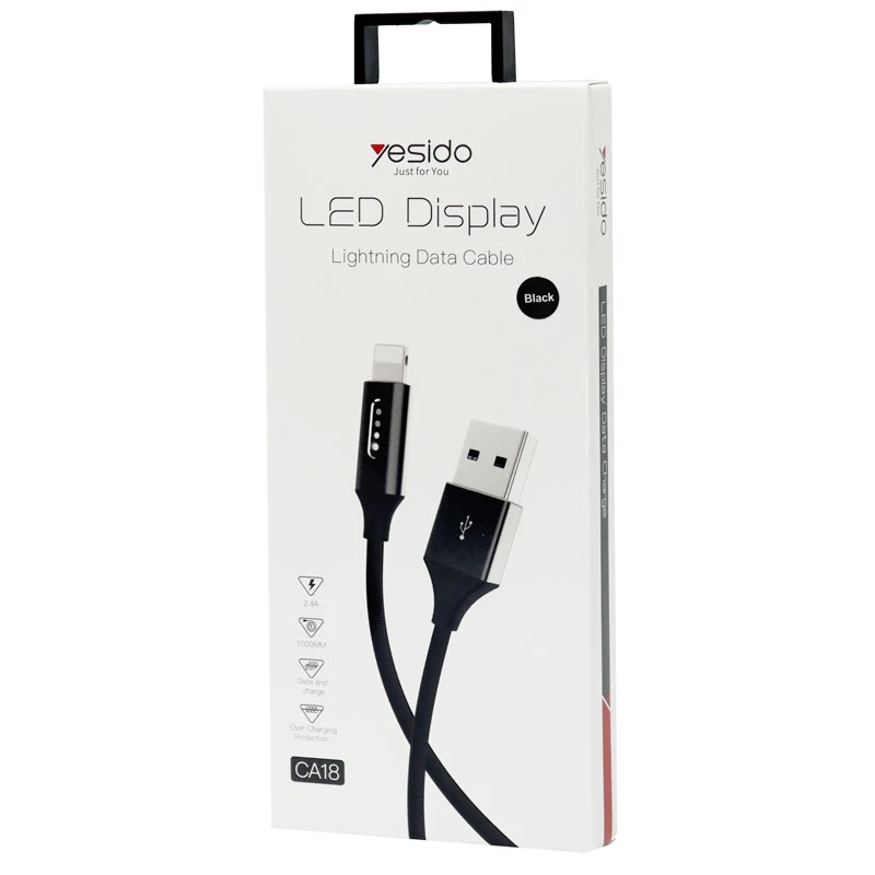 کابل آیفونی Yesido CA33 2.4 1.2m