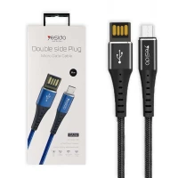 کابل میکرو یو اس بی Yesido CA34 1.2m روکش دار