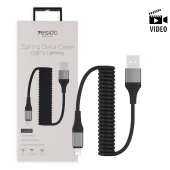 کابل کنفی فنری آیفونی Yesido CA38 1.5m