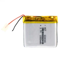 باتری لیتیوم 1000mAh 40*40*60mm 604040