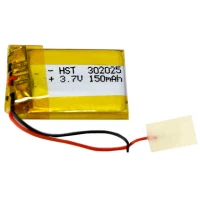باتری لیتیوم 150mAh 25*18*2mm 302025