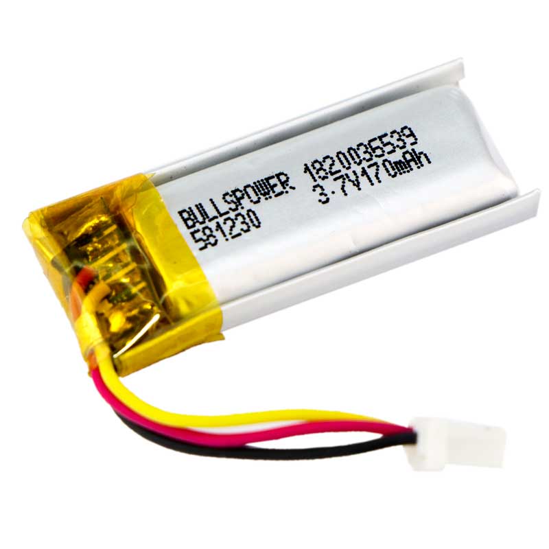 باتری لیتیوم 170mAh 30*12*5.8mm 581230