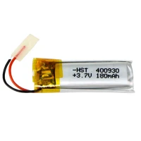 باتری لیتیوم 180mAh 31*10*4mm 400930