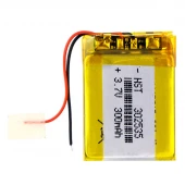 باتری لیتیوم 300mAh 35*25*3mm 302535