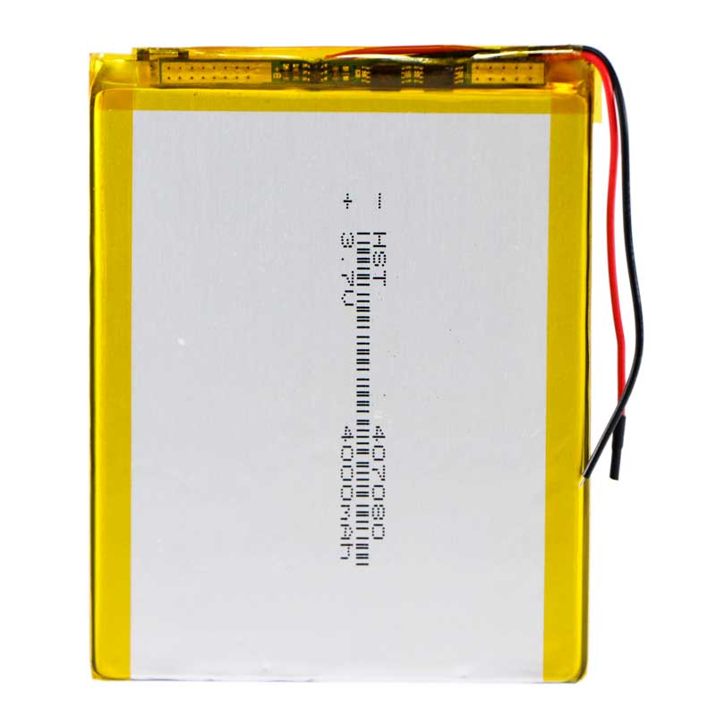 باتری لیتیوم 4000mAh 90*70*4mm 407080
