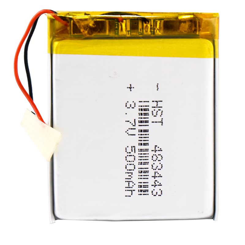 باتری لیتیوم 500mAh 43*34*3mm 483443
