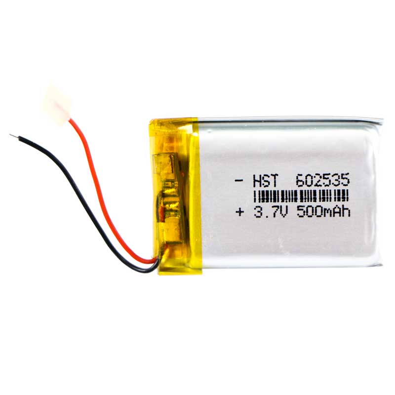 باتری لیتیوم 500mAh 35*25*6mm 602535