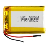 باتری لیتیوم 800mAh 54*35*5mm 503554